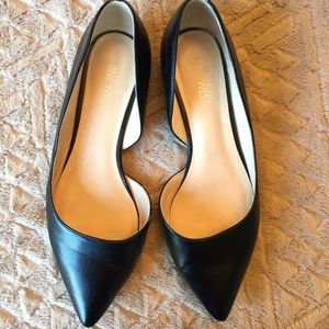 Nine West Black Flats Sz 7